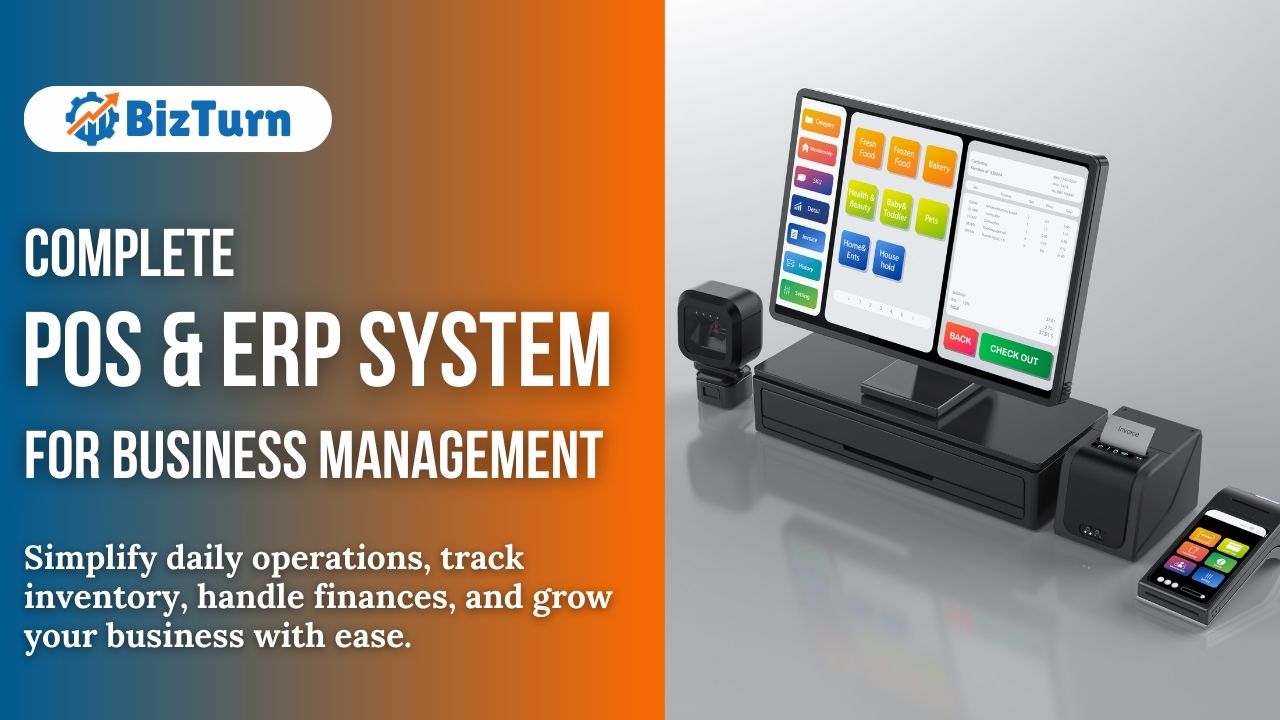 BizTurn – Complete POS & ERP System for Business Management